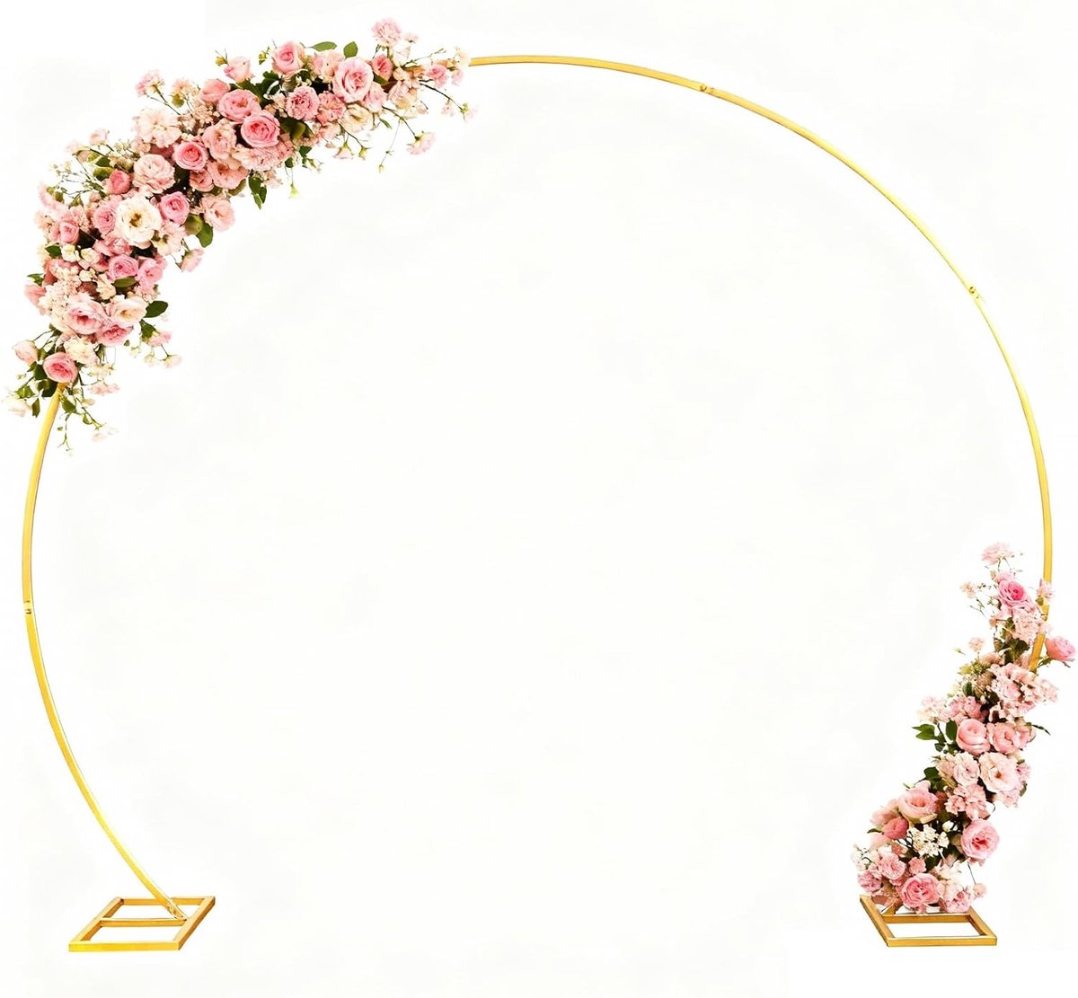 2m x 2.8 m bruiloftsboog met achtergrondstandaard, metalen ballonnenboog-achtergrondframe voor bruiloft, verjaardag, feest, afstudeerfeest, jubileum, studiodecoratieset