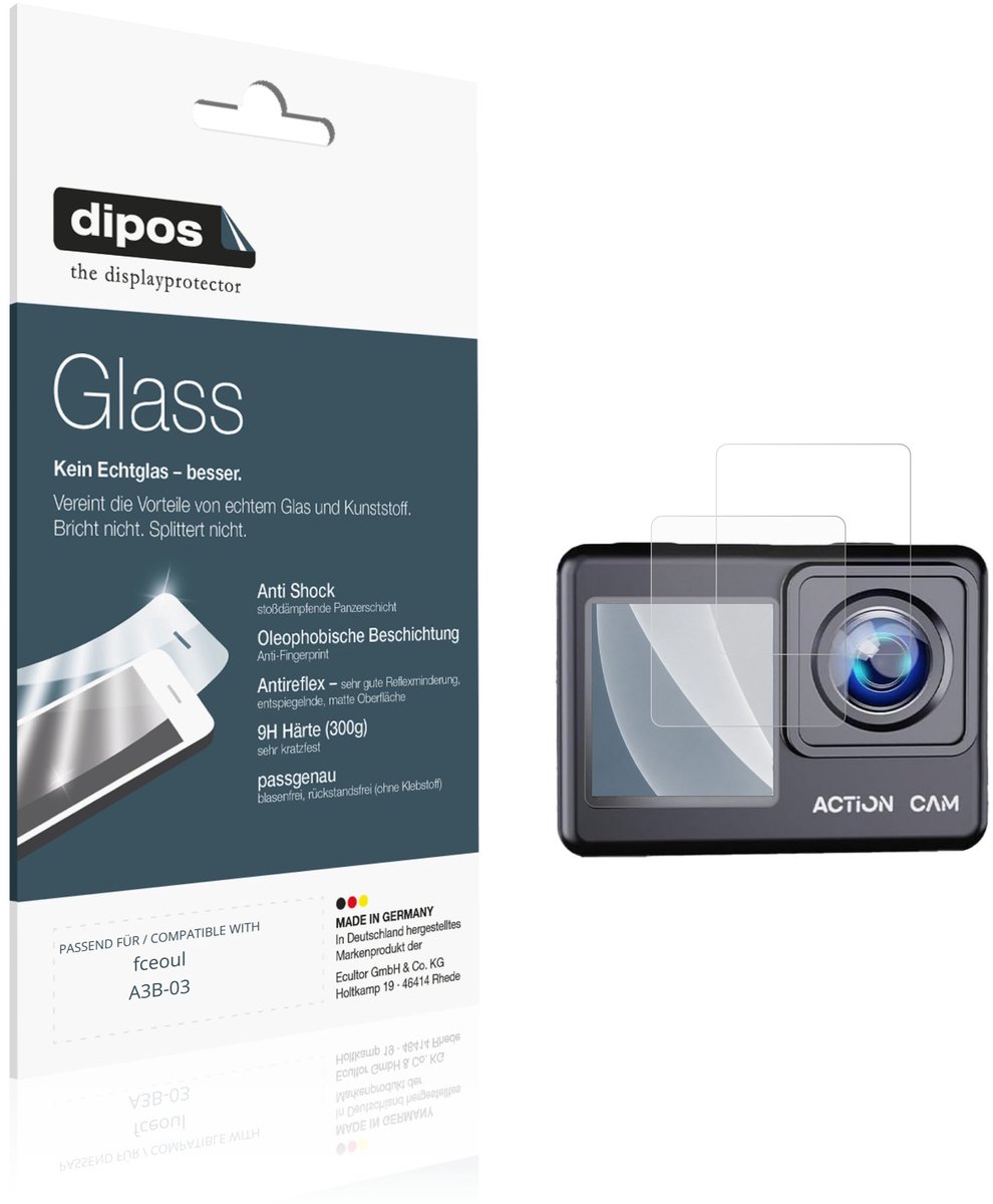 dipos – 2x Matte Pantserfolie geschikt voor fceoul A3B-03 Buitenkant | 9H Screenprotector