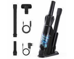 Black Rhino Draagbare Autostofzuiger AeroClean 120W - Autostofzuiger - Kruimeldief snoerloos - Krachtige Handstofzuiger 15Kpa - Draadloos