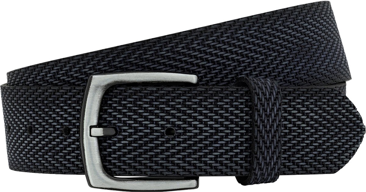 LINDENMANN leren heren riem - marine
