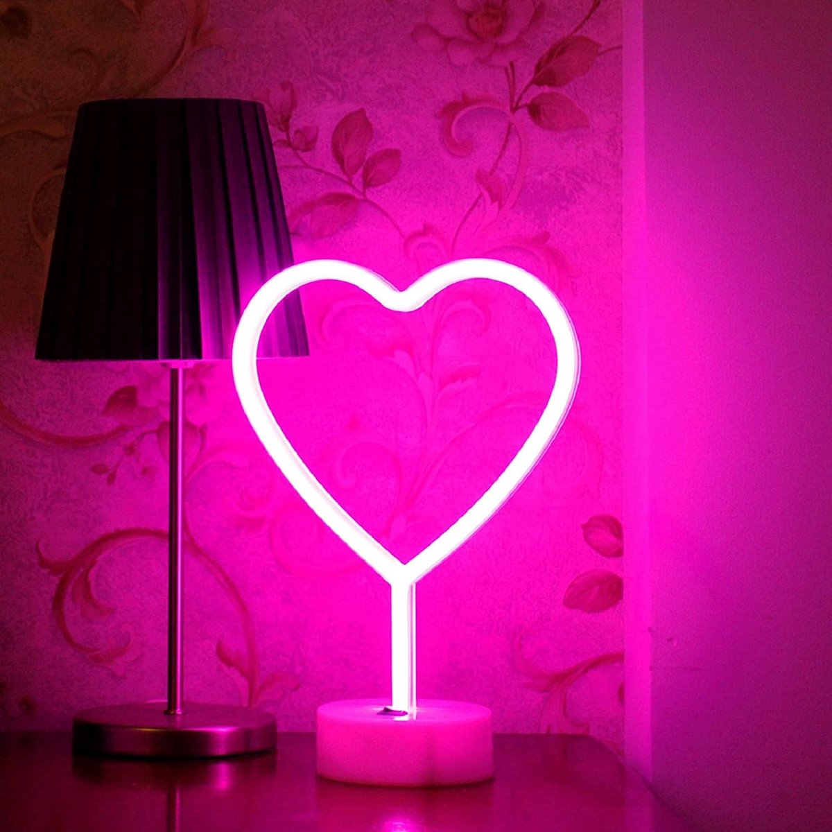 Neonlicht, LED-lichtborden aangedreven door batterij of USB, lichtdecoratie voor Kerstmis, verjaardagsfeest, woonkamer, slaapkamer, tafel, kindergeschenken