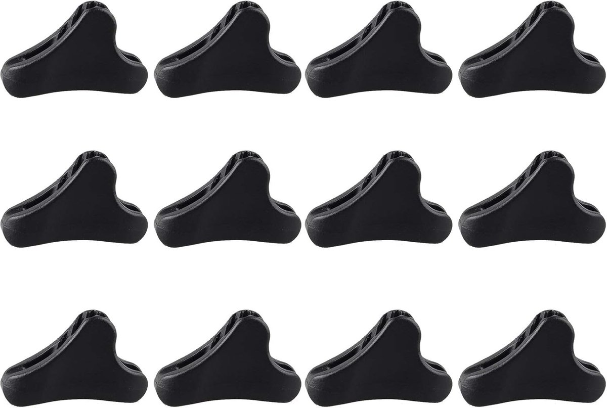 12 Stks Mini Plastic Touw Tensioner Guyline Koord Adjuster Wind Touw Gesp Lichtgewicht voor Camping Wandelen Backpacking Picknick Outdoor Tent Accessoire