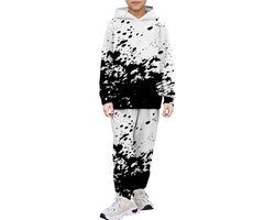 Set voor jongens, 2-delig, kinderkleding, katoen, premium T-shirt, shorts, sportoutfit, casual, Sonic Print, chic, stijl A241