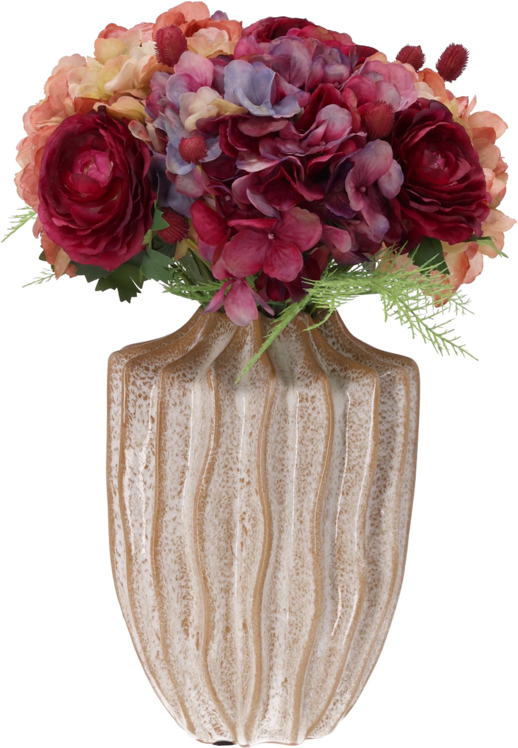 Herfstboeket kunstbloemen Jolien Quimper 45cm