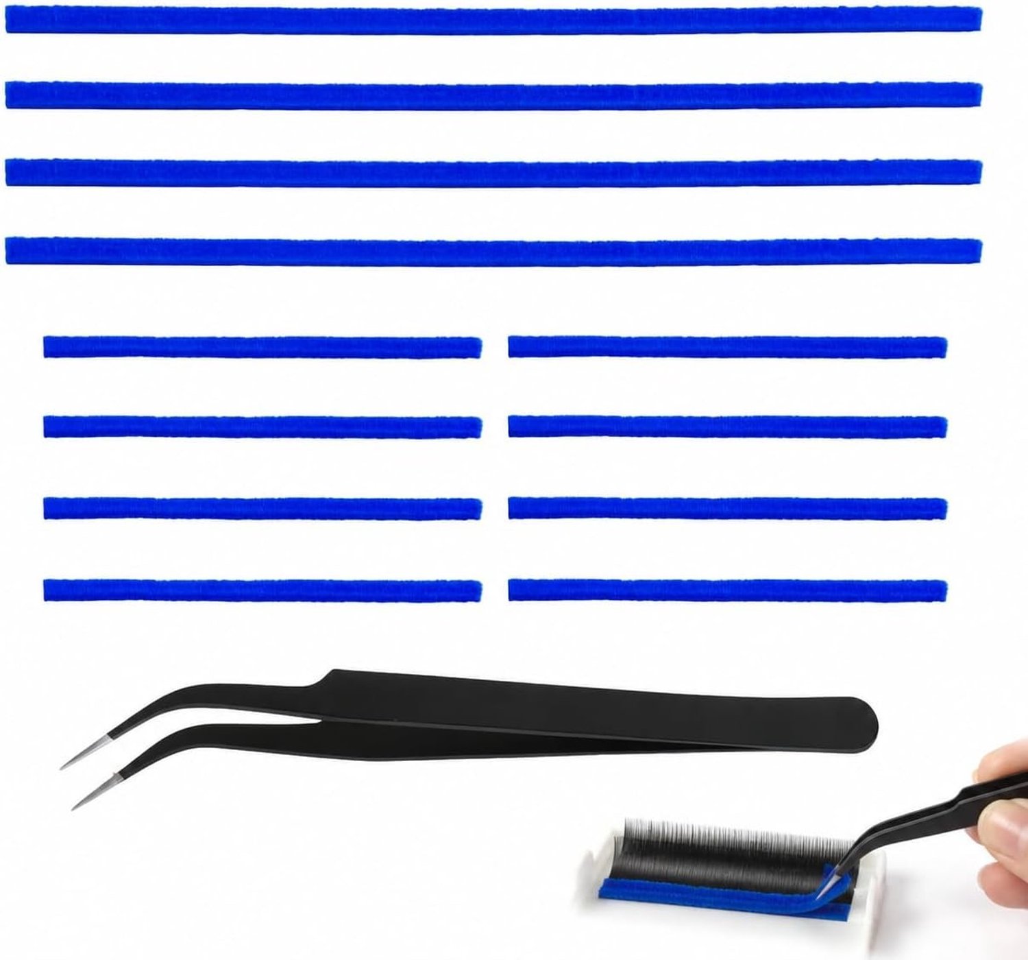 Set van 12 Zachte Pluche Strips voor Dyson Stofzuigers, Krasbestendig en Precisietangen, Ideaal voor Stofzuigen en Onderhoud van Huishoudelijke Apparaten