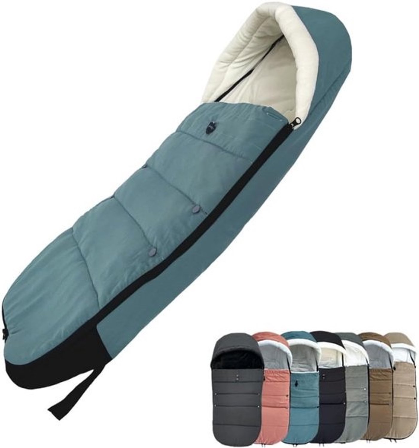 Universele voetenzak voor kinderwagens voor Baby Zen YOYO/YOYO2 & Bugaboo - waterbestendige basis, eenvoudig te reinigen