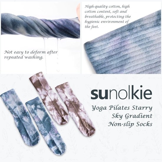 3 Paar Dames Antislip Sokken voor Yoga & Pilates - Comfort & Stijl — afbeelding 5