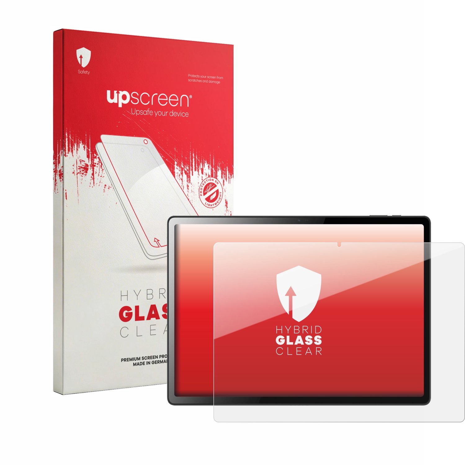 upscreen - Screenprotector voor Logicom Tab XXL 14" - Folie Beschermfolie Beschermglas transparant