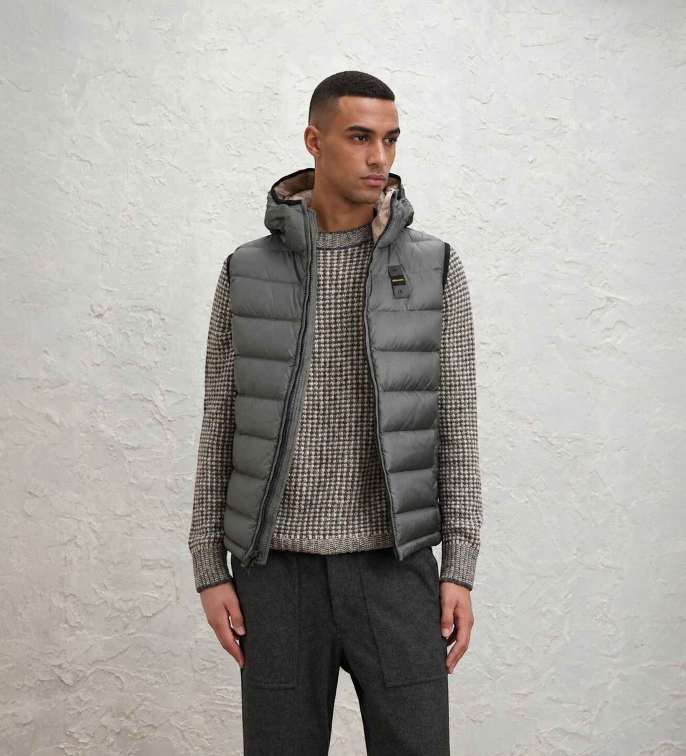 Blauer Arden gilet