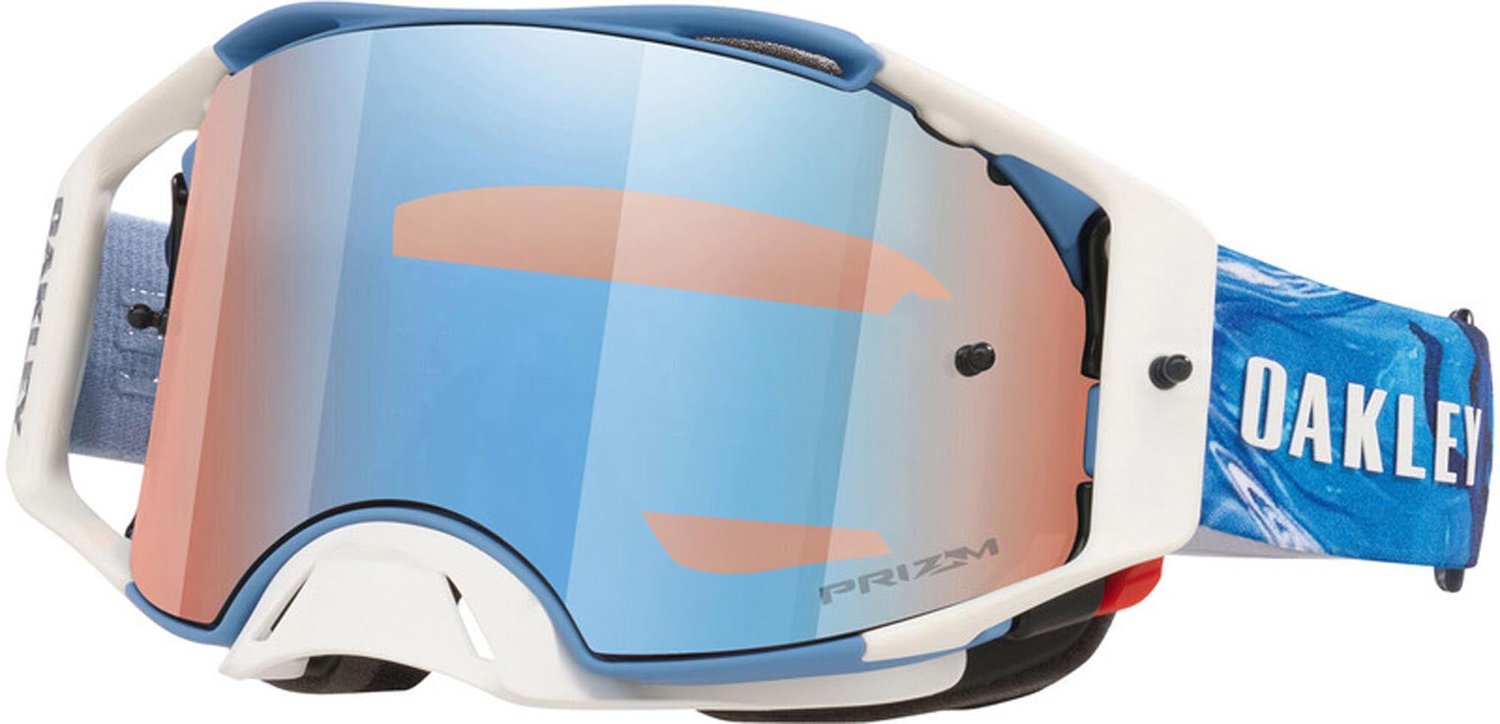 Oakley Airbrake Chase Sexton Prizm Sapphire Iridium Motocross Goggles Wit