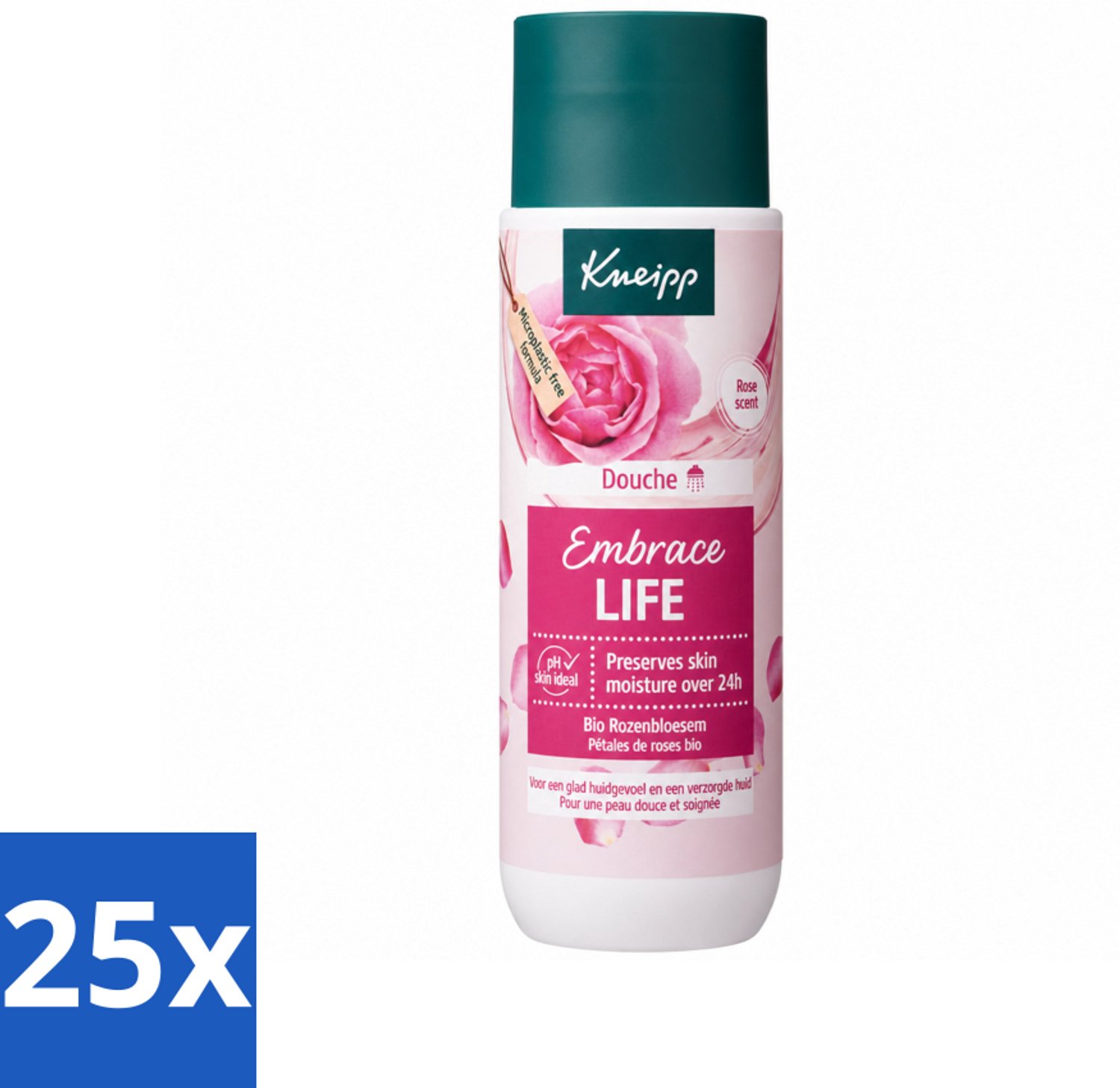 25 x Kneipp - Douchegel - Embrace Life - 200 ml - Voordeelverpakking - 25 stuks
