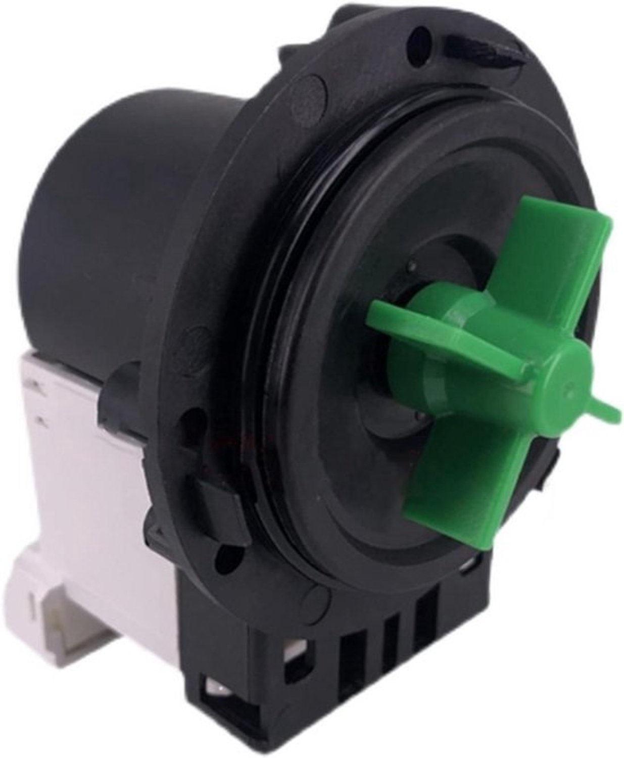 Afvoerpomp - Waterpompmotor - Vervanging voor wasmachine - Directe montage - 1 Stuk - Groen