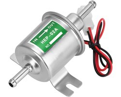 Elektrische brandstofpomp 12 V - aluminiumlegering - universeel voor benzine en diesel - duurzame prestaties - ServiceTopper