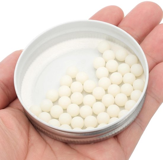 Kogellagers 7 mm - nylon - gepolijst - soepele werking Vemera - 50 stuks - Vemera — afbeelding 3