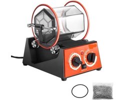 Polijsttrommel - Polijstmachine - Rotary Tumbler - Oppervlakpolijstmachine - Polijst Machine - 5kg - Juwelenafwerking en Chamfering met Polijstkralen - Trommelmachine - Stenen Polijsten - Polijst Trommel