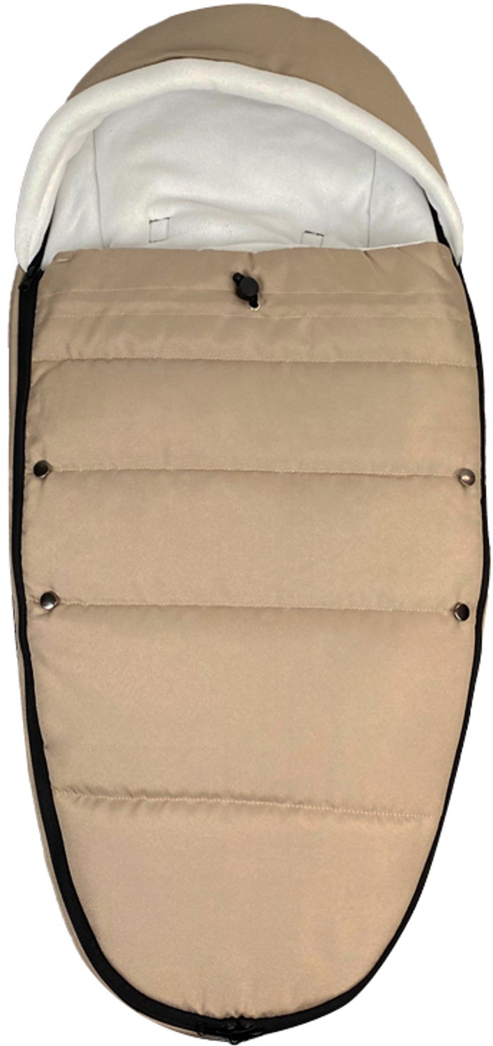 Voetenzak Kinderwagen - Winterslaapzak - Beenwarmer - Universeel - Kaki - Sneeuwbestendig - Warm - Strakke Halslijn - Maat 6-36 Maanden - Voor Baby's en Peuters in de Winter