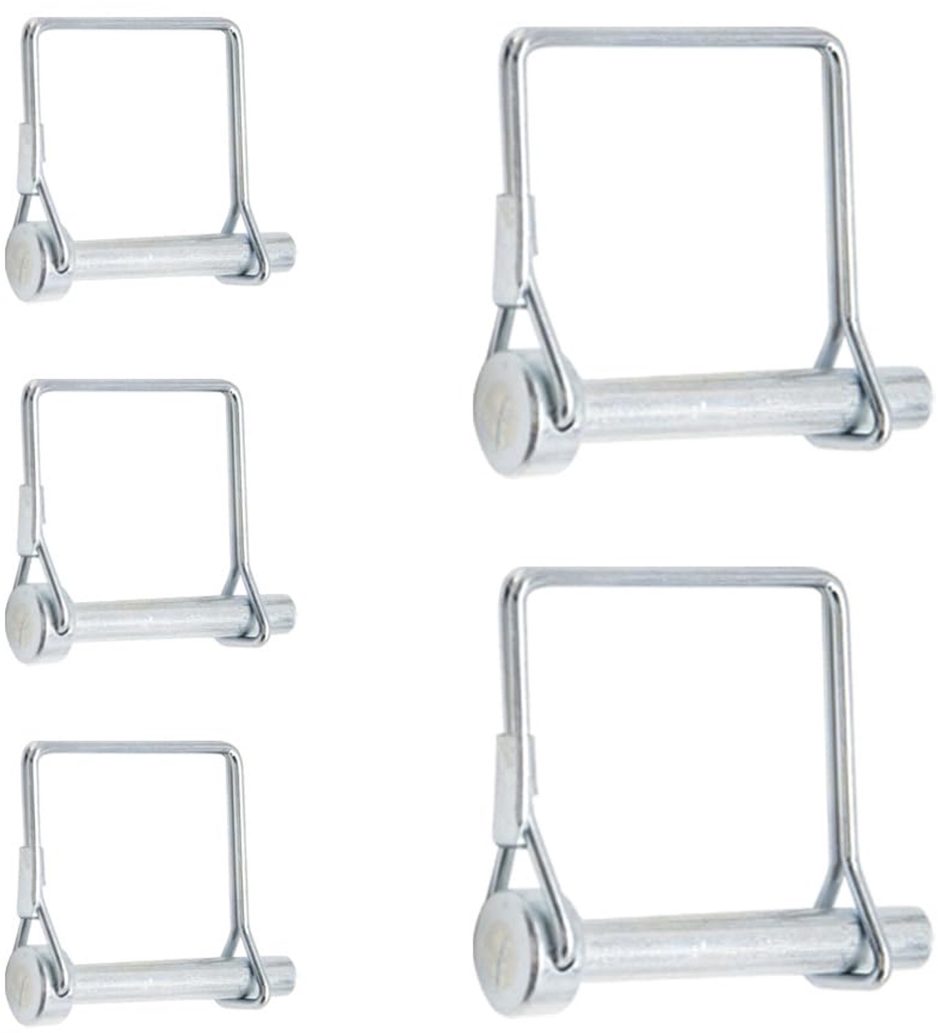 5 Splint 6x50 mm, 1 Splint Rechthoek 6x50 mm, Karbonstaal Splinten