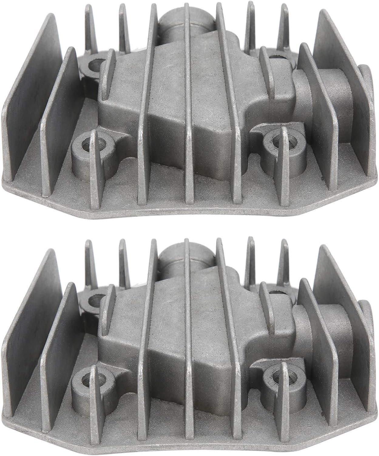 Cilinderkop 48mm x 72mm - Aluminium - 2 stuks - Duurzaam en goed warmteafvoer - m-winkel