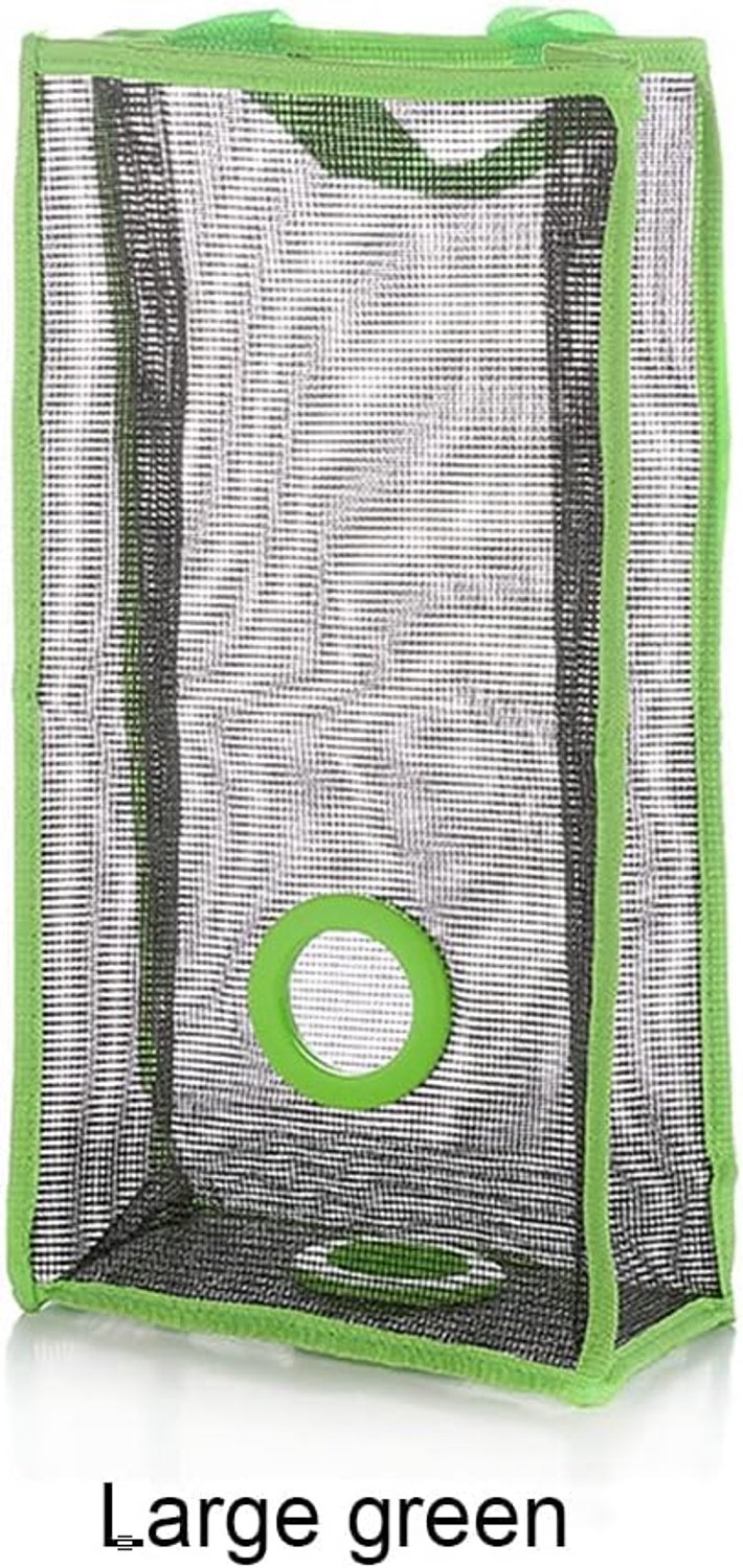 Plastic zakhouder - L-groen - ademend mesh - ideaal voor groente en fruit - Vemera — afbeelding 2