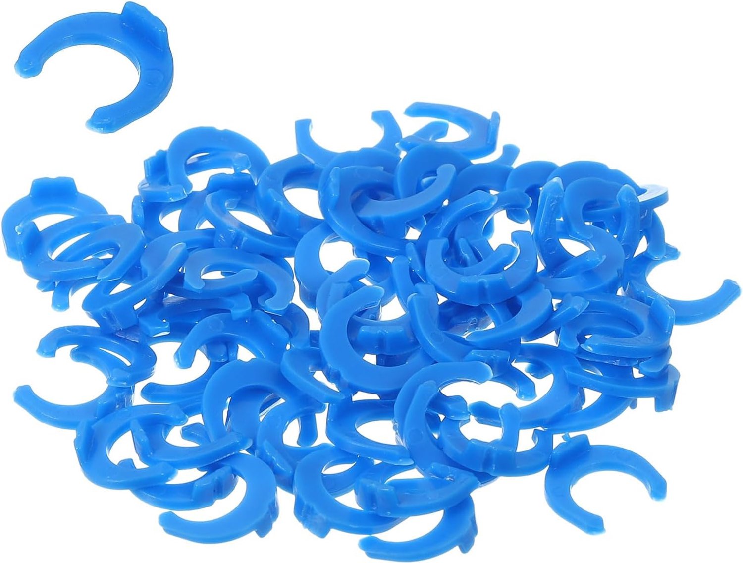 vergrendelingsclips 1/4 inch - kunststof - 100 stuks - voor RO-waterfiltratiesystemen m-winkel - m-winkel