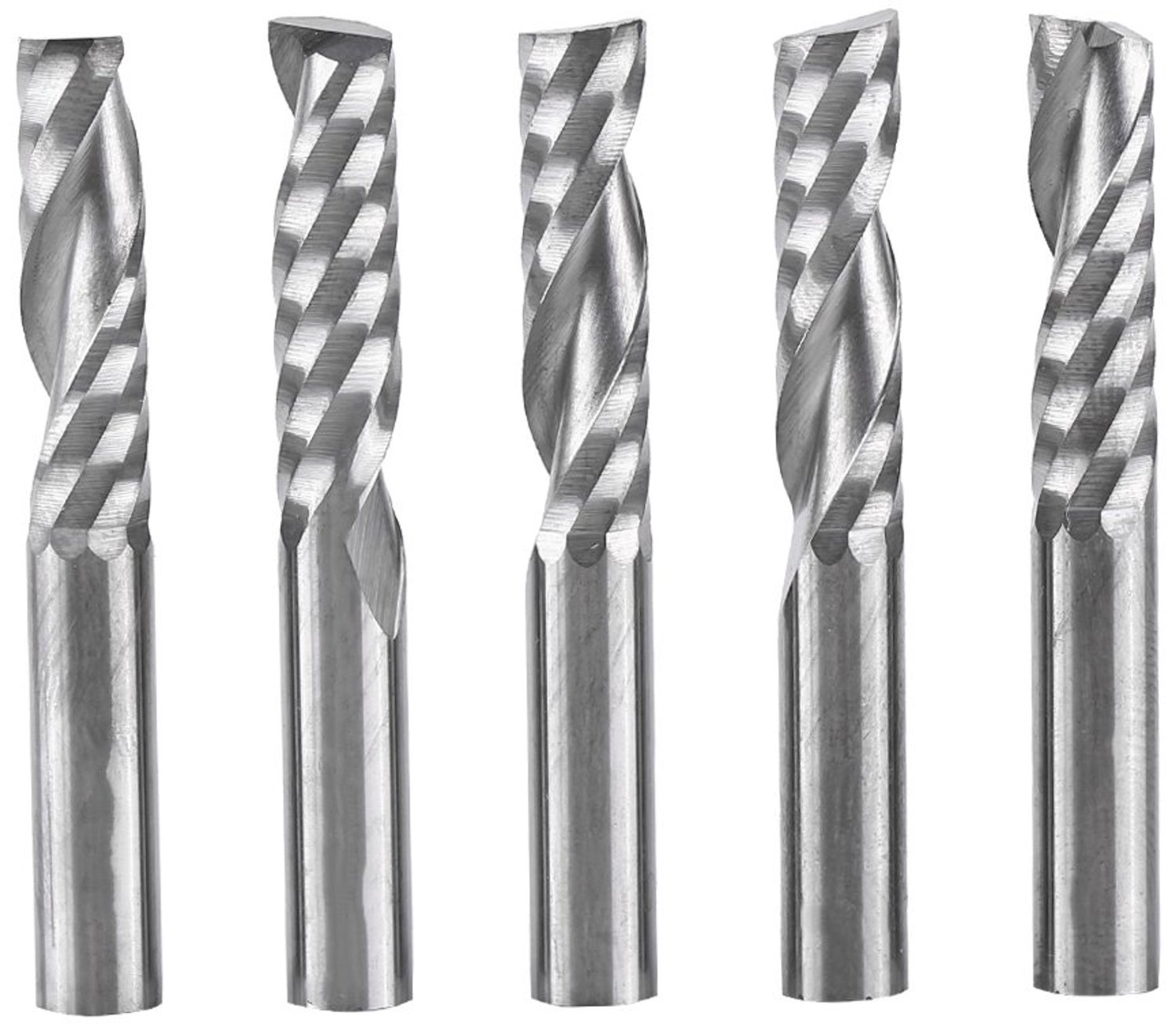 Enkelsnijder CNC Freesbit - 6 mm Schacht - Wolfraamcarbide - Rond - Voor Houtbewerking - Frees Hulpstuk