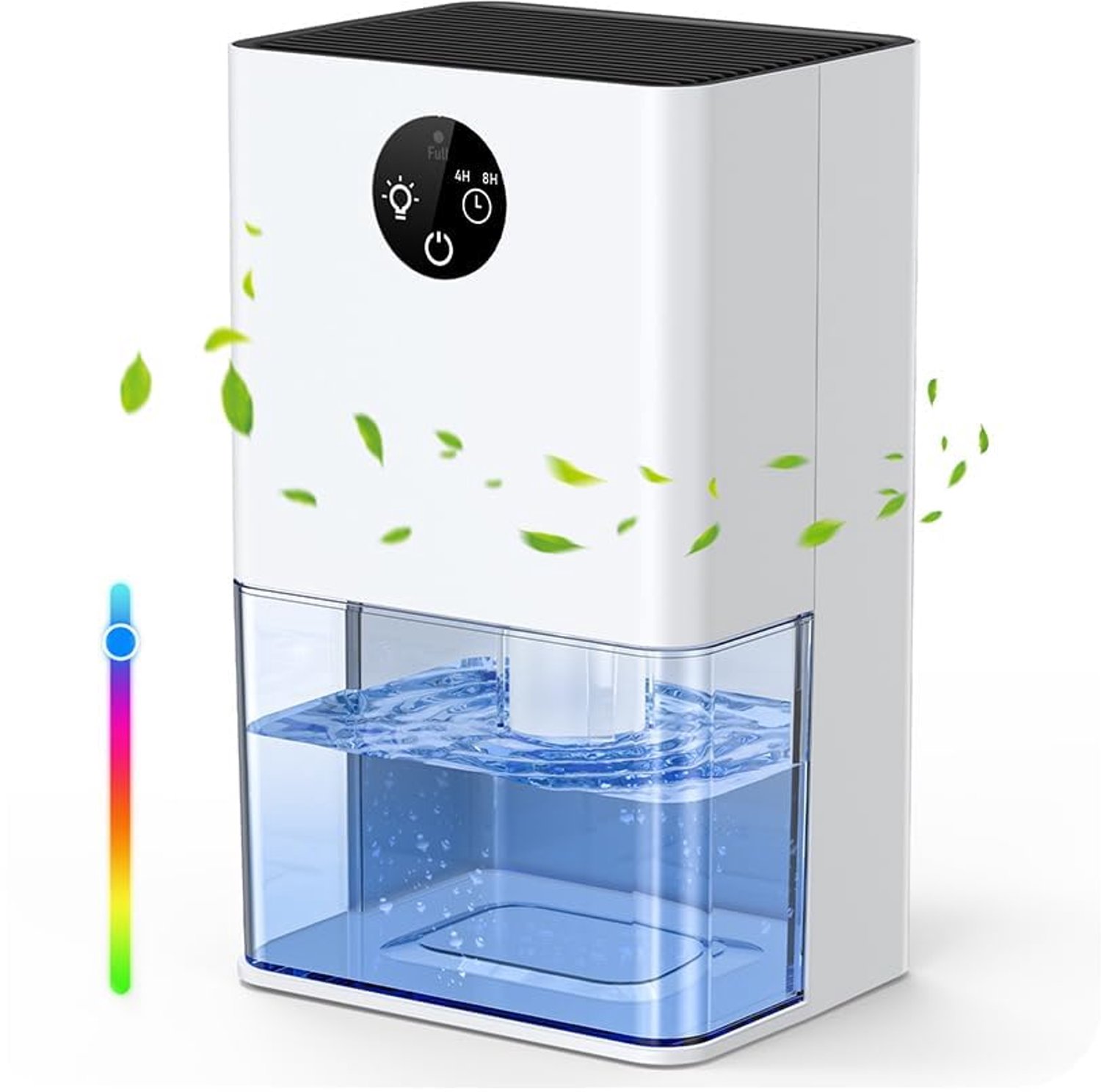 Luchtontvochtiger Elektrische Ontvochtiger - 1800 ml Capaciteit - 22.5 Watt Vermogen - Wit - Voor 15 m² Kamers