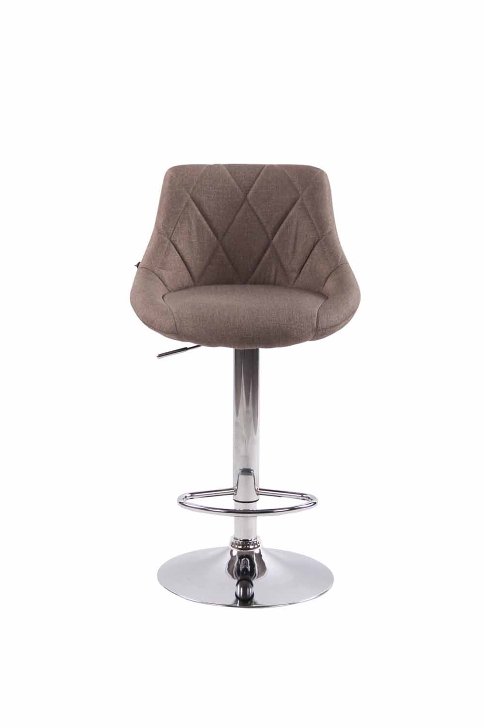 Luxe Comfort Torino 0256 barkrukken (set van 2) - stof - taupe taupe/chroom