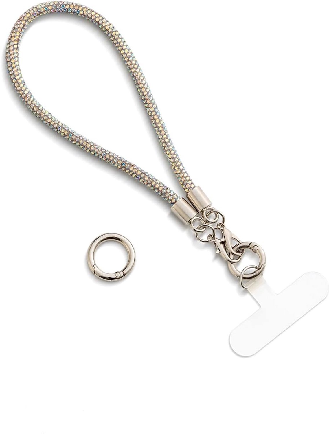 Kleurrijke Telefoonketting met Glitter - Universeel en Stijlvol