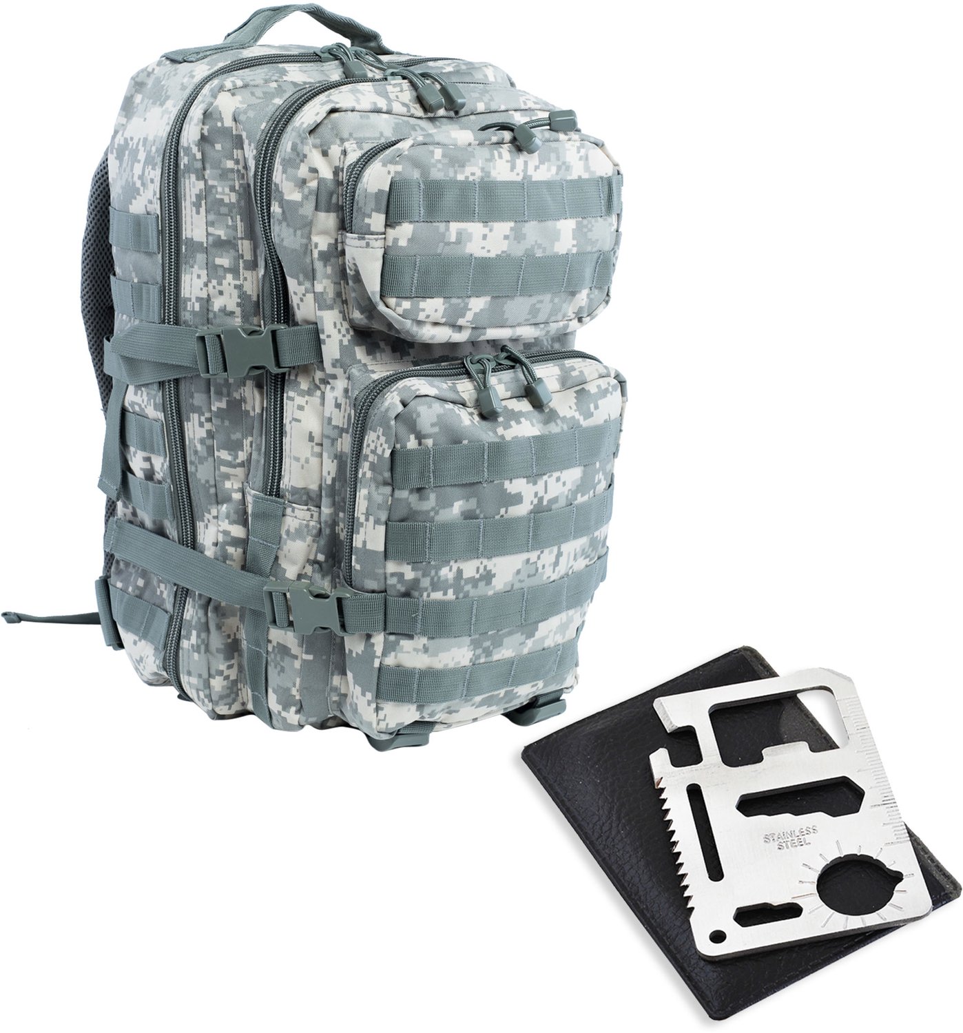 Mil-Tec US Assault Rugzak 36L - Digitale Camouflage