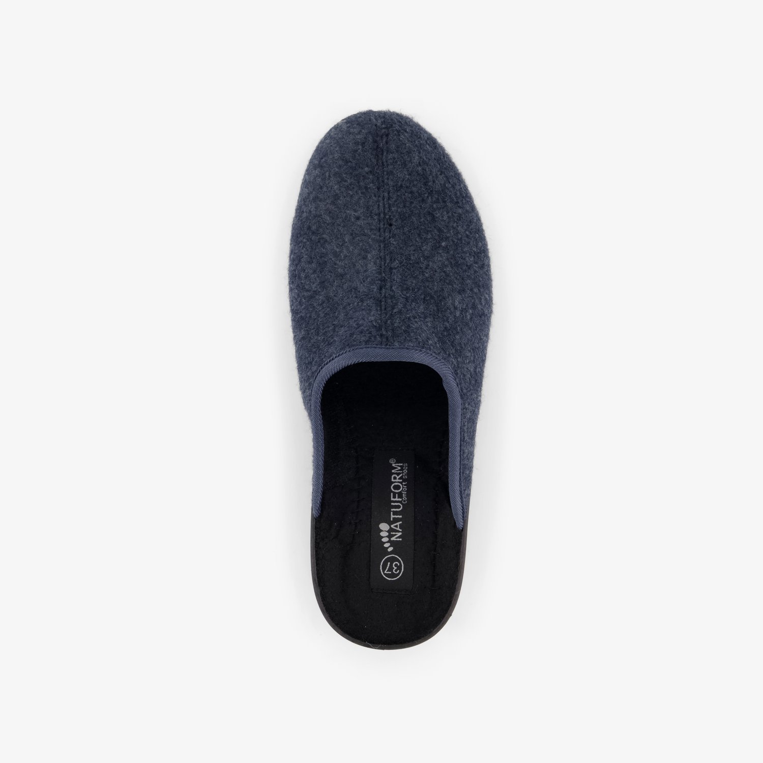 Natuform dames instap pantoffels blauw - Maat 37 - Sloffen