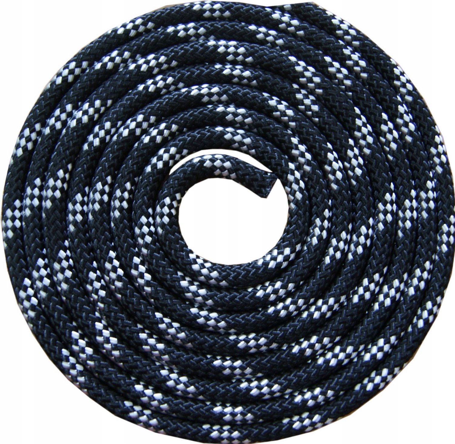 Merkloze Zwarte Polypropyleen Touw met Kern - 6mm
