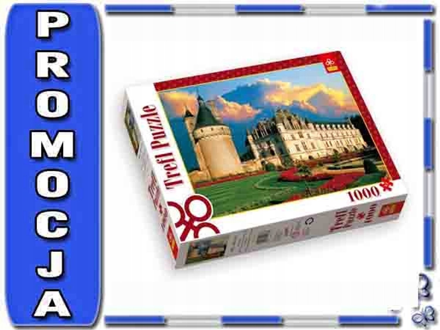 Trefl 10238 Kasteel van Chenonceau Puzzel 1000 Stukjes