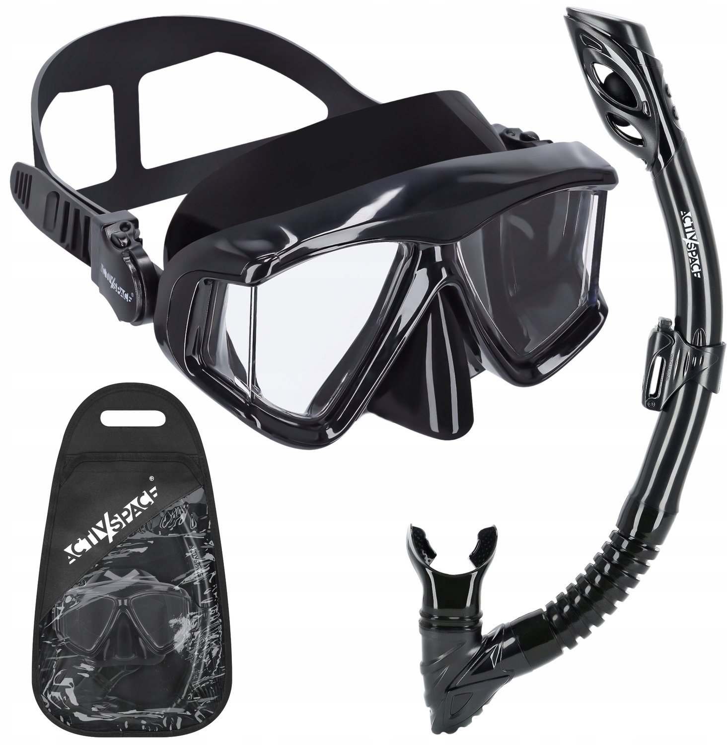 Merkloze Duikset: Ademmasker & Snorkel met 180° Panoramisch Zicht