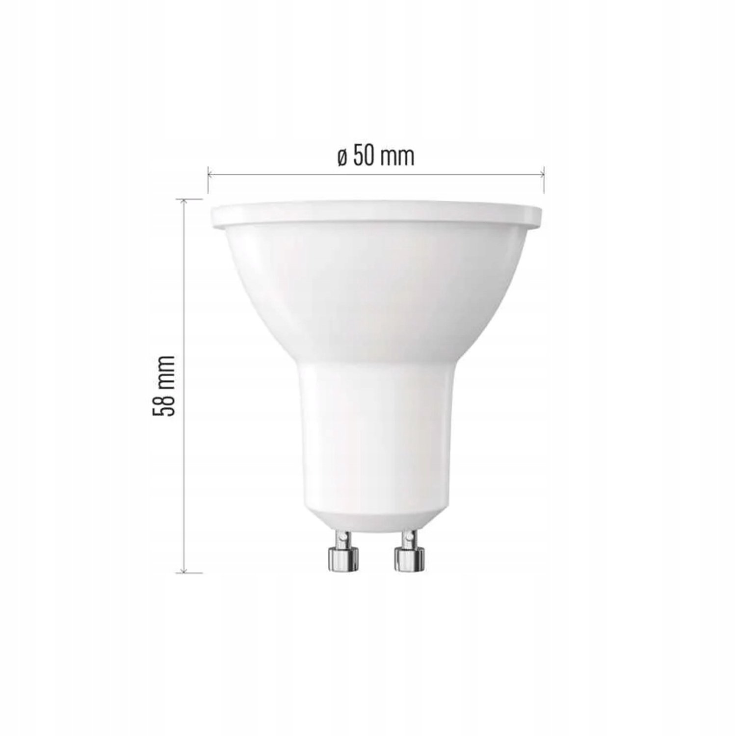 EMOS LED-lamp Classic MR16 / GU10 / 4 W (39 W) / 450 lm / neutraal wit, ZQ8E23