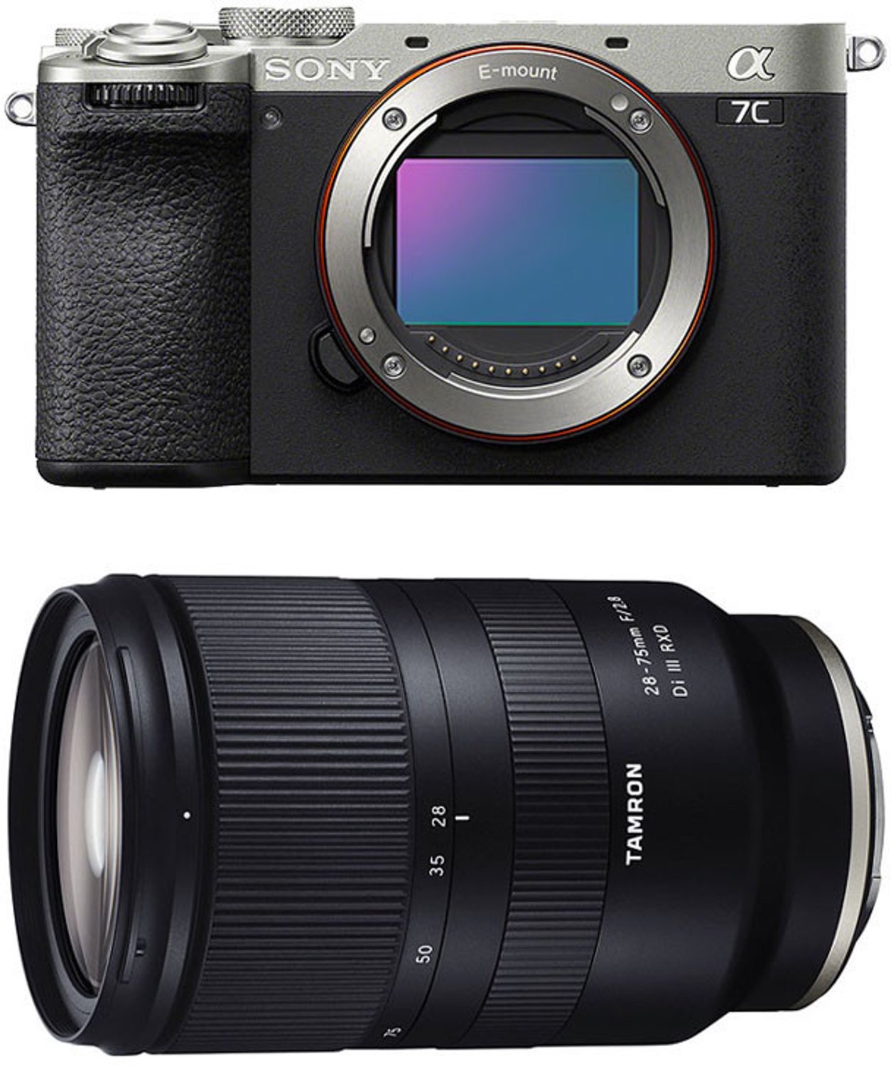 SONY ALPHA 7C II Silber + TAMRON 28-75mm G2 f/2.8 Di III VXD SONY FE