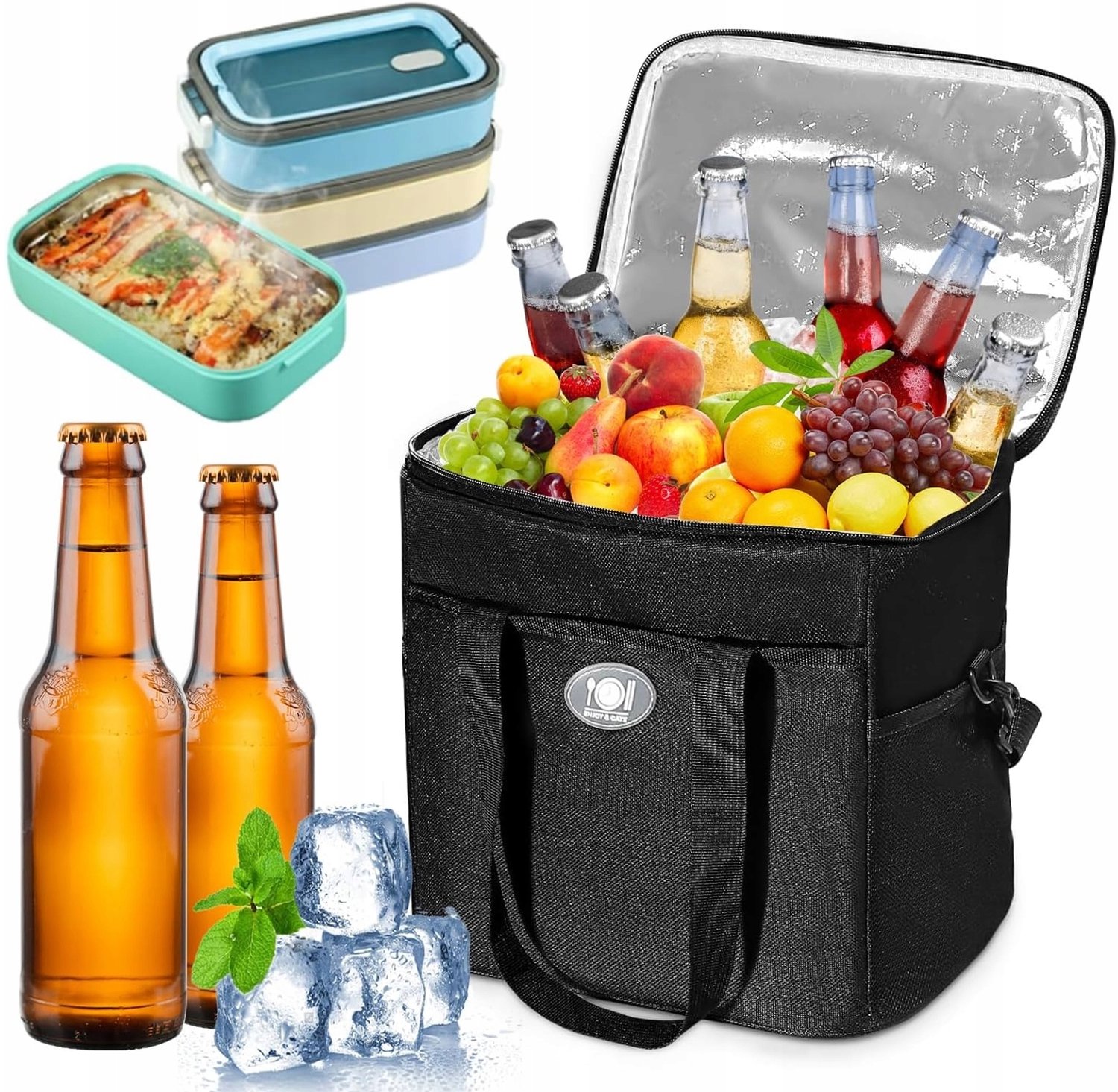 YOUKUKE 16L Thermos Tas: Ideaal voor Strand, Reizen & Picknick