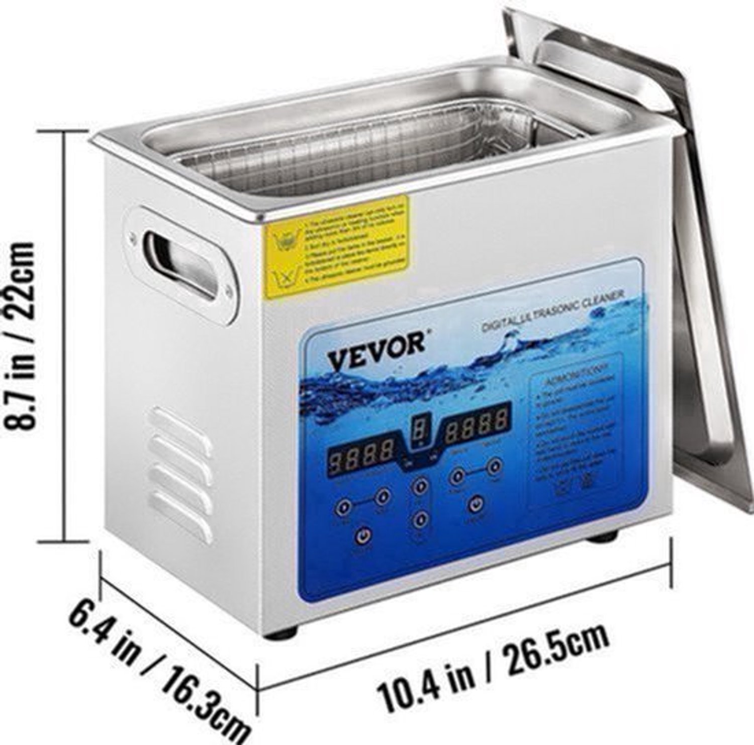 Ultrasone reiniger - Wasmachine - Ultra Sonic Cleaner - Ultrasone Reiniger Bril - 6L - 36-40KHz Regelbare Frequentie Vaatwassers