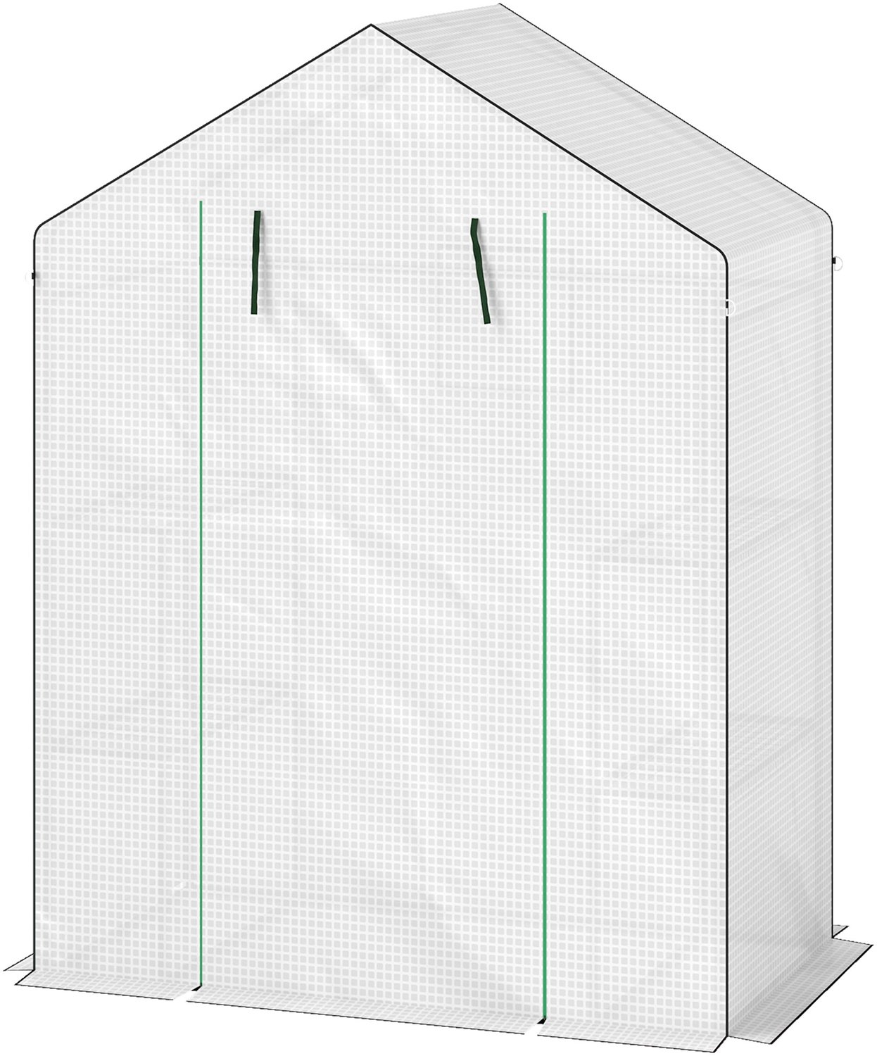 Sunona Foliekas - Met regalen, roldeur en 2 netvensters - 143 x 74 x 190 cm - Wit