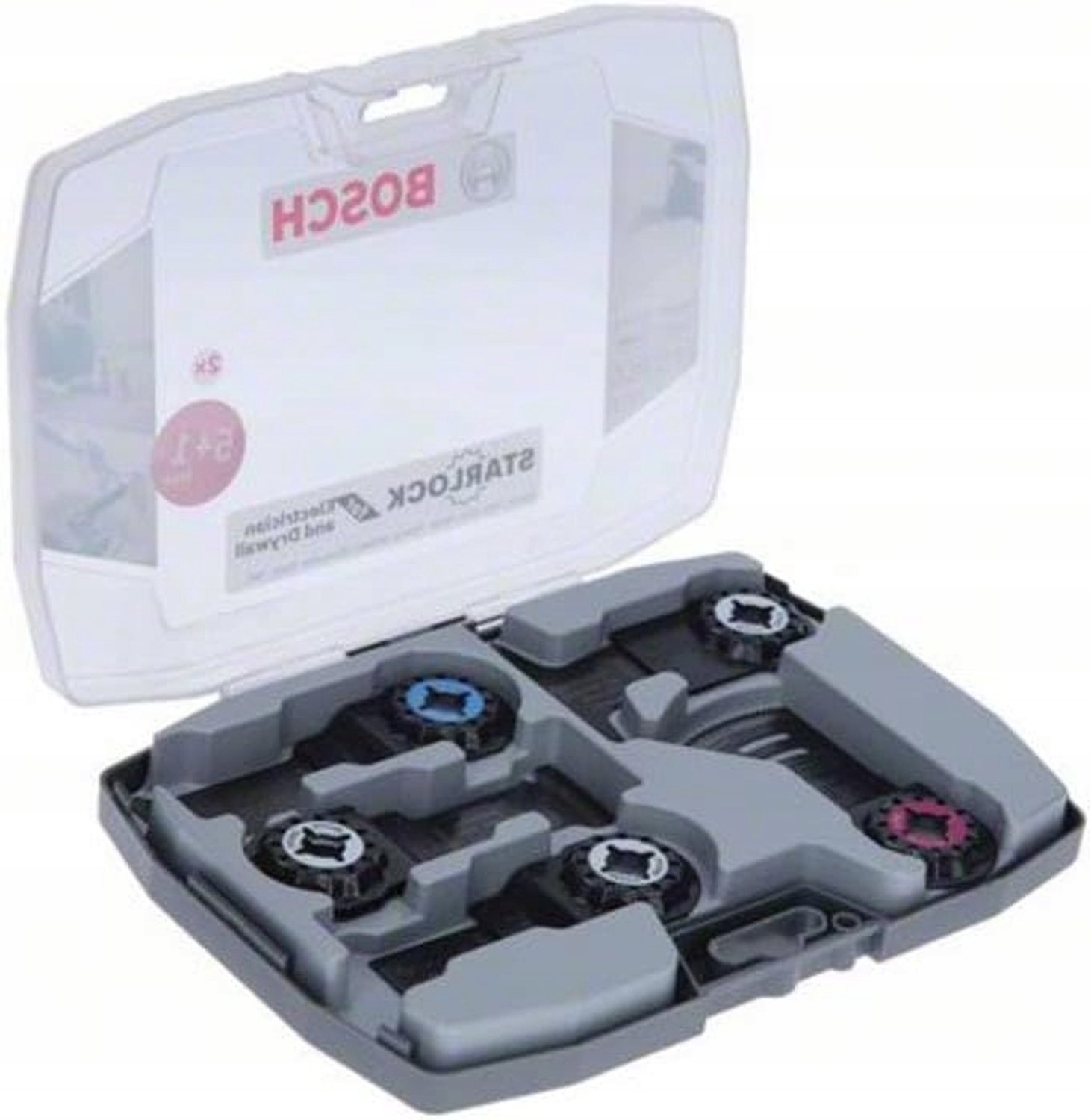 STARLOCK Zaagbladen Set: 6 stuks voor Hout, Metaal & Gips