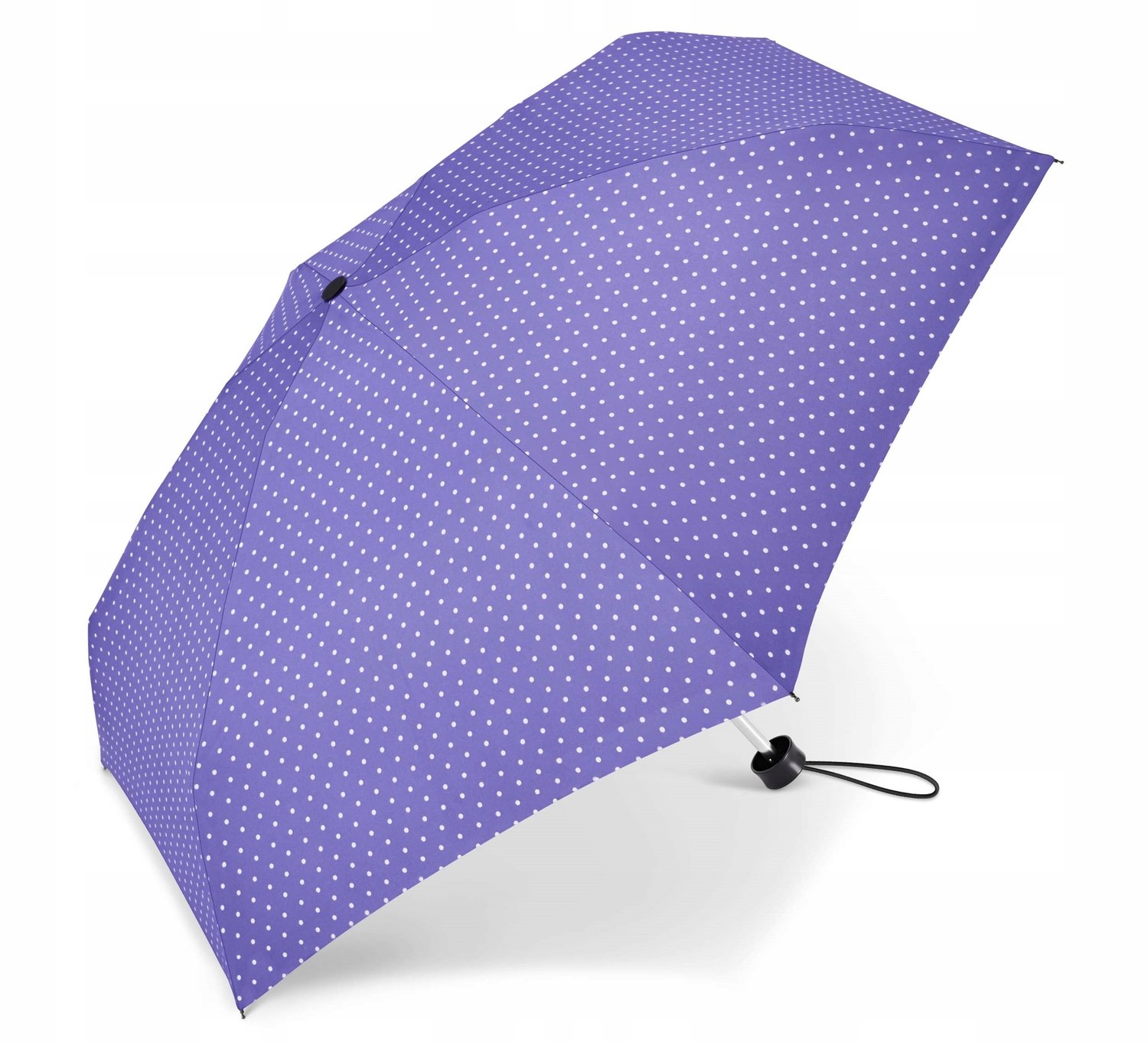 Happy Rain Ultra Mini Paraplu Kropjes Blauw - Compact & Stijlvol