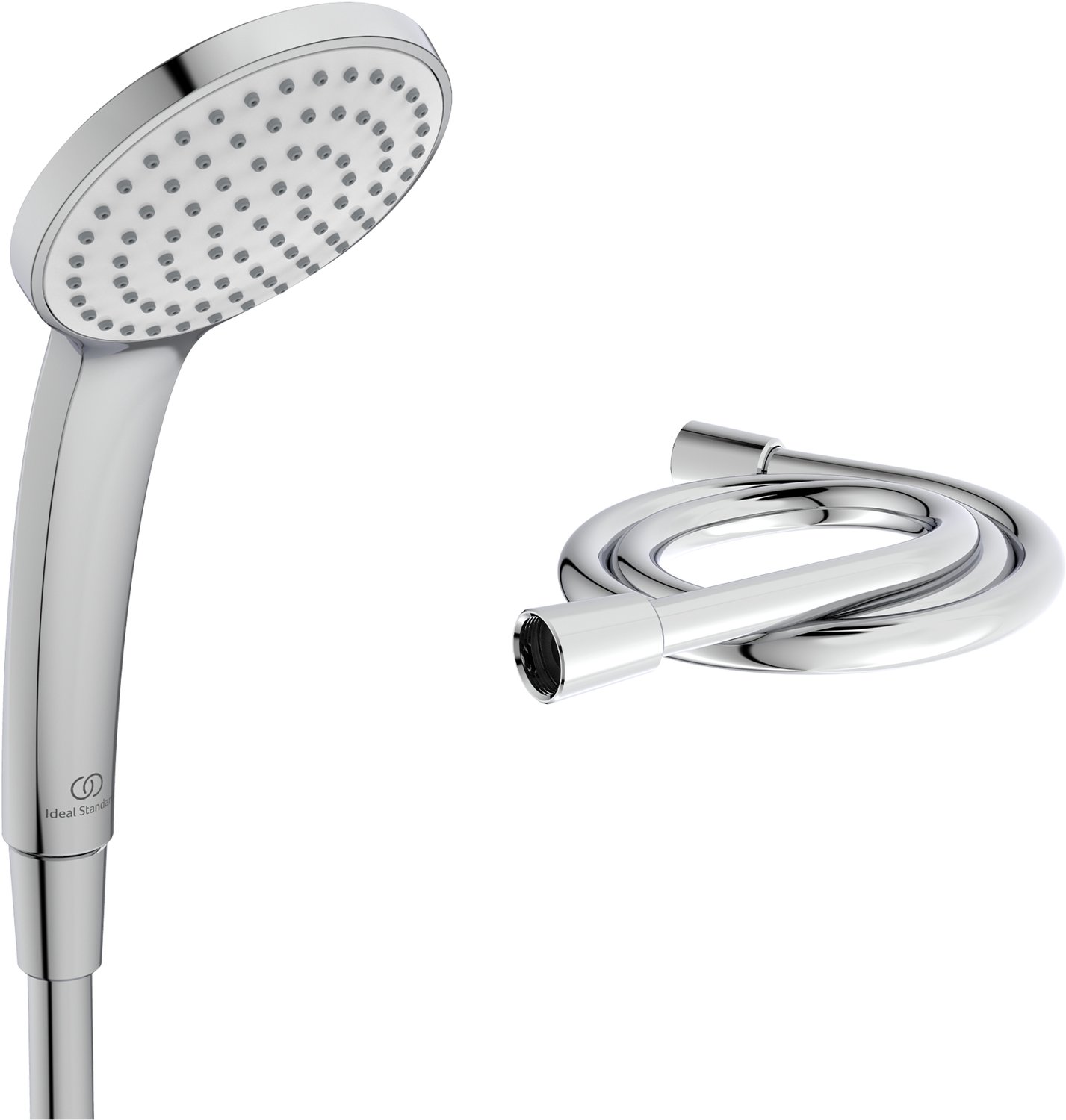 Ideal Standard Alero handdoucheset, handdouche met één functie en slang (1250 mm) – chroom