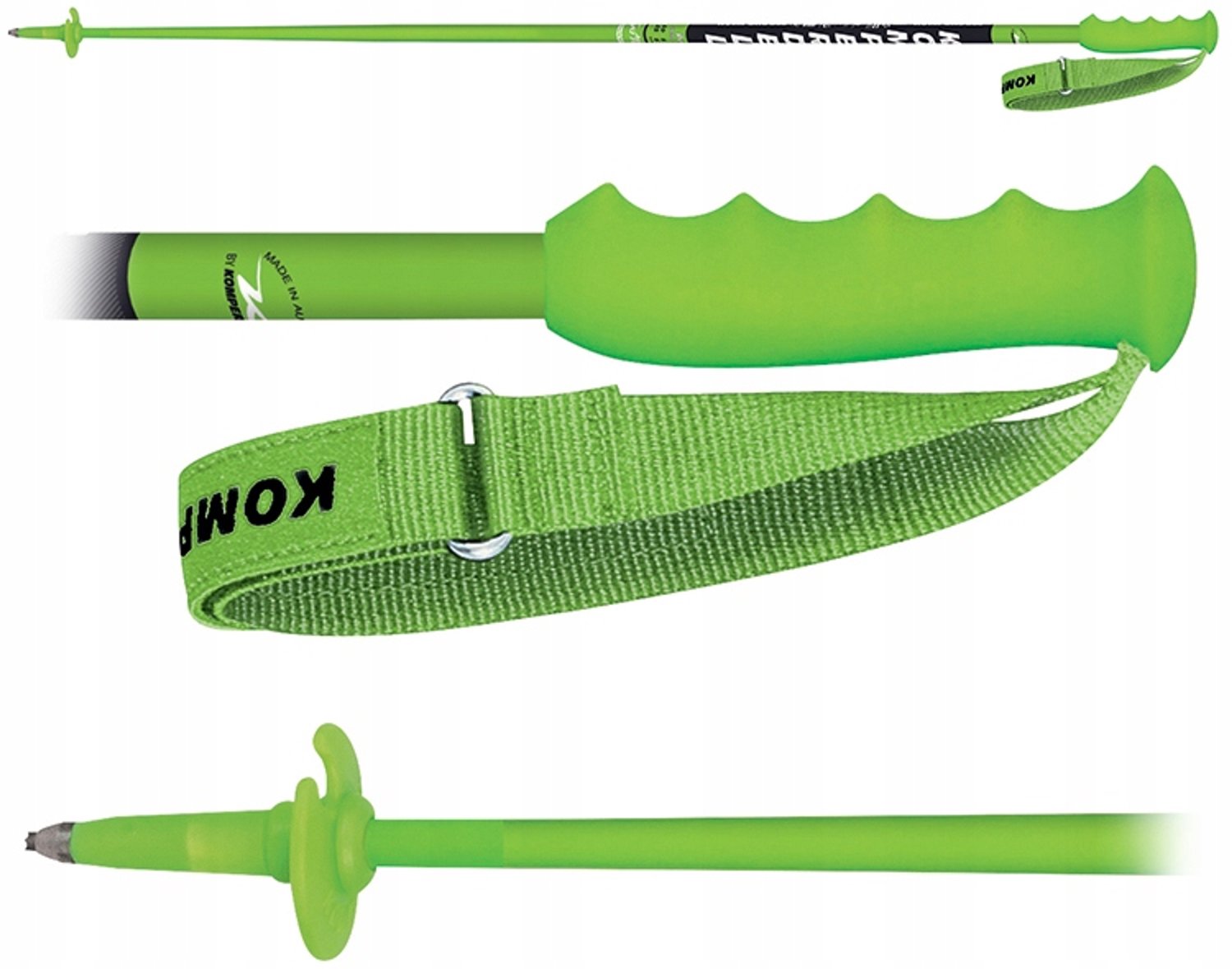 Komperdell Nationalteam Profi 19mm Ski Stoks 130cm