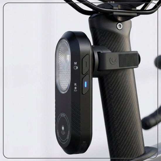Merkloze Fietsachterlicht met Radar, Bluetooth & Stoplicht — afbeelding 2