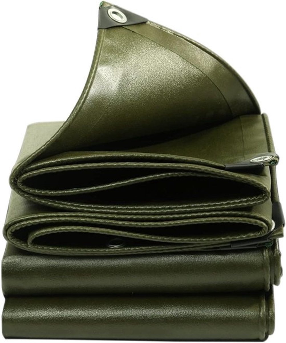 Waterdicht Zeildoek - Verstevigd Grondzeil - Bescherming Buiten - Dubbelzijdig Waterdicht - 15 x 2 m - Groen