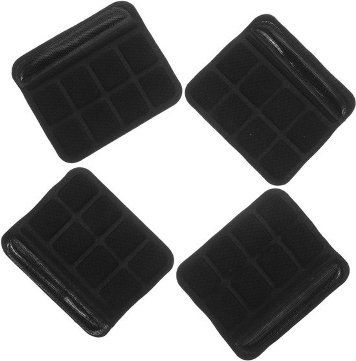 Helm Kussen - Kinbeschermer Helm - Sport Comfort - Zweetabsorberend Spons - 7.90X6.90X0.30CM - Zwart