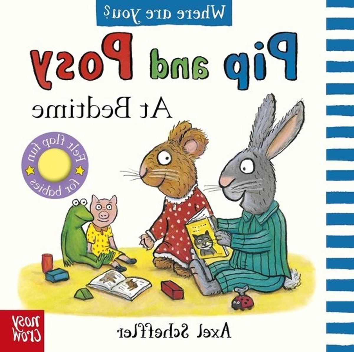 Pip en Posy Verstopboek - Kinderboek Flapjesboek - Voorlezen voor het slapen - Zachte vilten flapjes