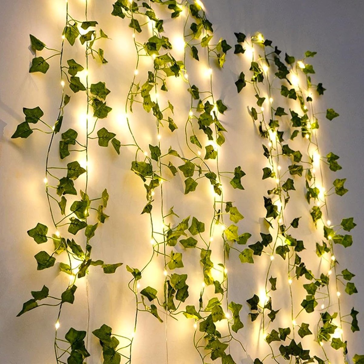Lichtsnoer 10m - 100 LED - Op Batterijen - Warmwit