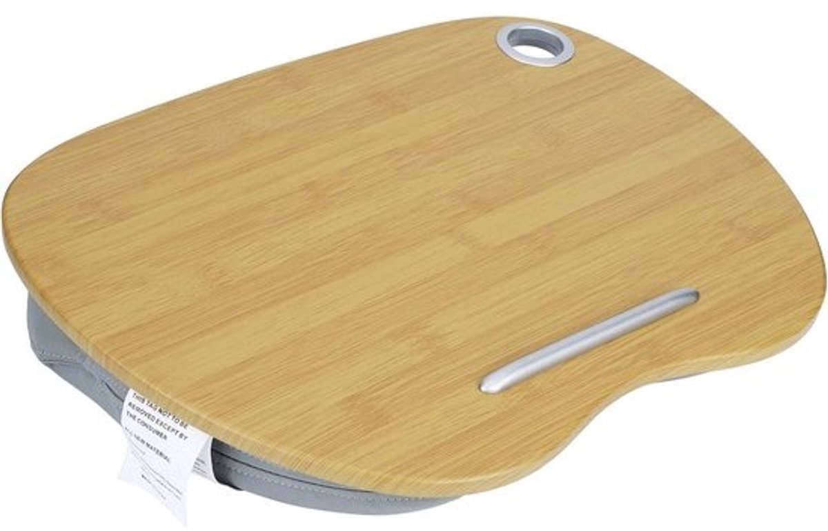 Laptop Tafel - Werkblad Kussen - Comfortabel Werken - 3-in-1 Functionaliteit - 40x30cm - Grijs