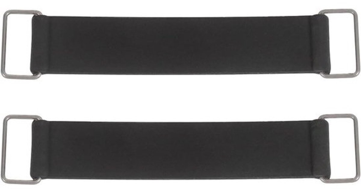 Batterijband Motorfiets - Accuband Scooter - Accu Bevestigen - Rubberen Elastische Band - 145MM - Zwart