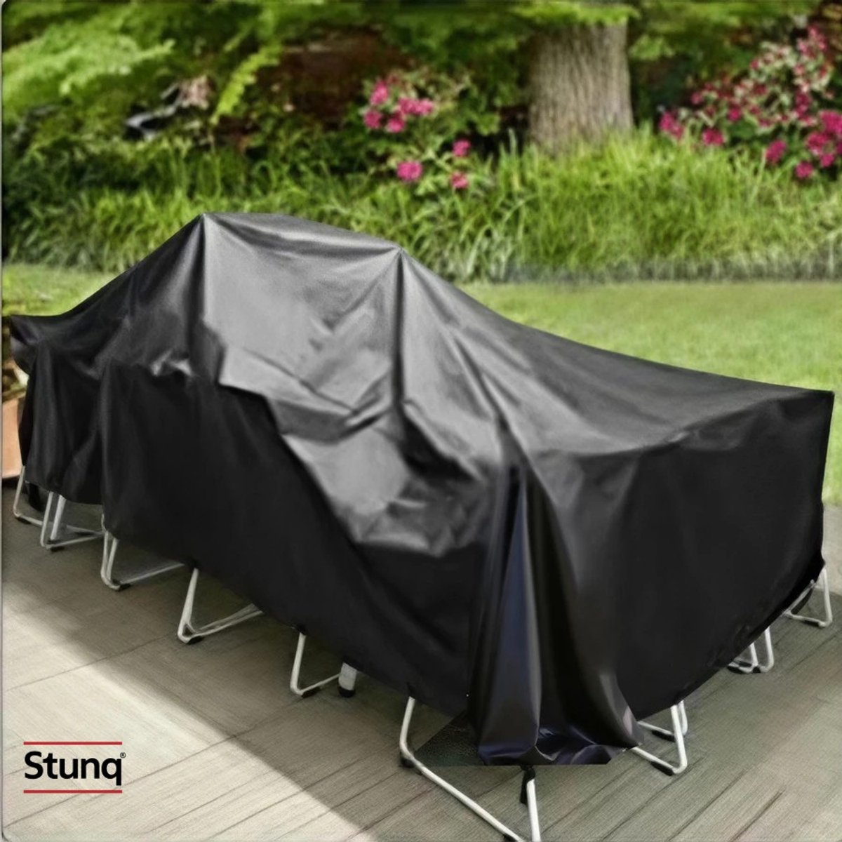 Stunq Tuinmeubelhoes zwart waterdicht